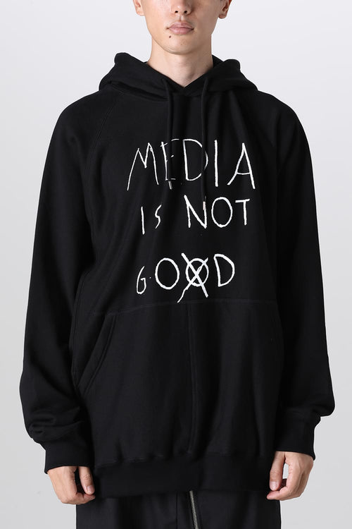 Oversized hoodie (media is not go⨂d. type 2) - TAKAHIROMIYASHITATheSoloIst