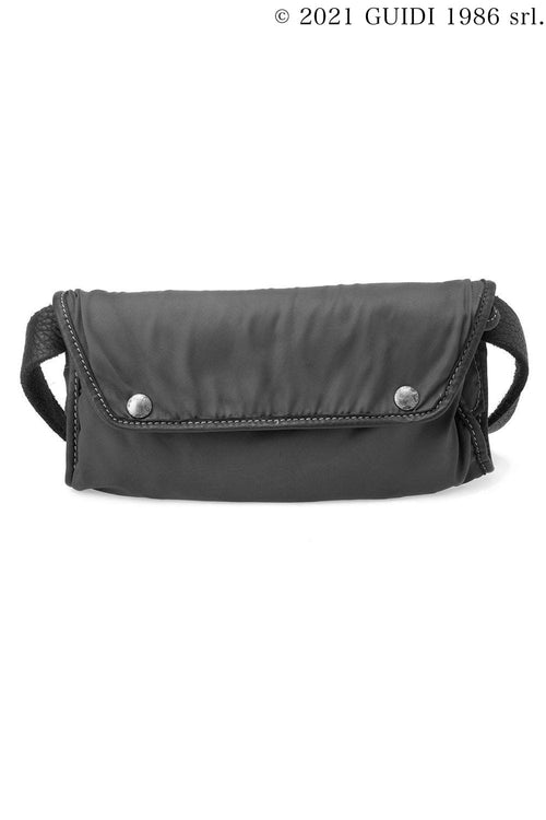 SP14 - Nylon and Leather Folded Belt Bag - Guidi