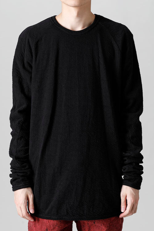 Wired Cotton x Wool Jersey Long Sleeve T-Shirt - D.HYGEN