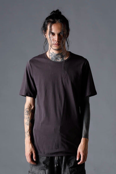 30/- Soft Cotton Jersey Short Sleeve T-Shirt Charcoal - D.HYGEN