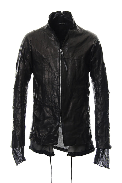 Horse leather zip up cardigan - ST105-0029S - D.HYGEN - ディーハイゲン