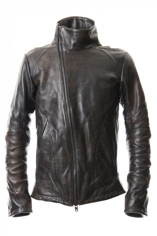 Wood skin dyed Horse leather jacket - D.HYGEN