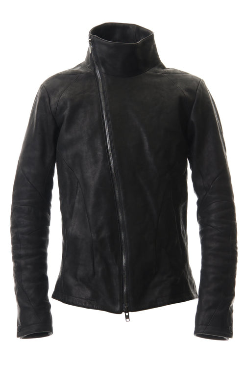 Horse leather High neck jacket - D.HYGEN