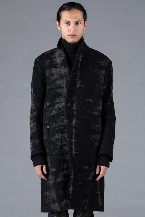 Fog Stripe Jacquard Coat - D.HYGEN