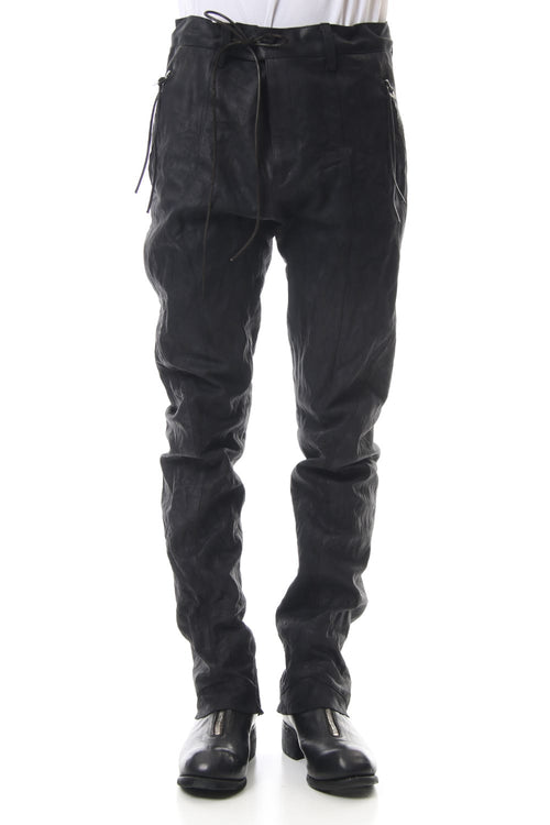 Horse Leather Slim Pants - ST107-0019A - D.HYGEN