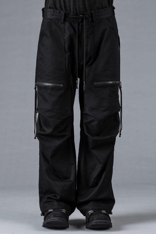 Jersey-Like Denim Work Baggy Pants - D.HYGEN