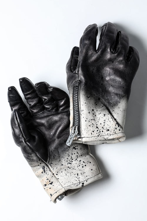 Gradient Dye Leather Gloves - D.HYGEN