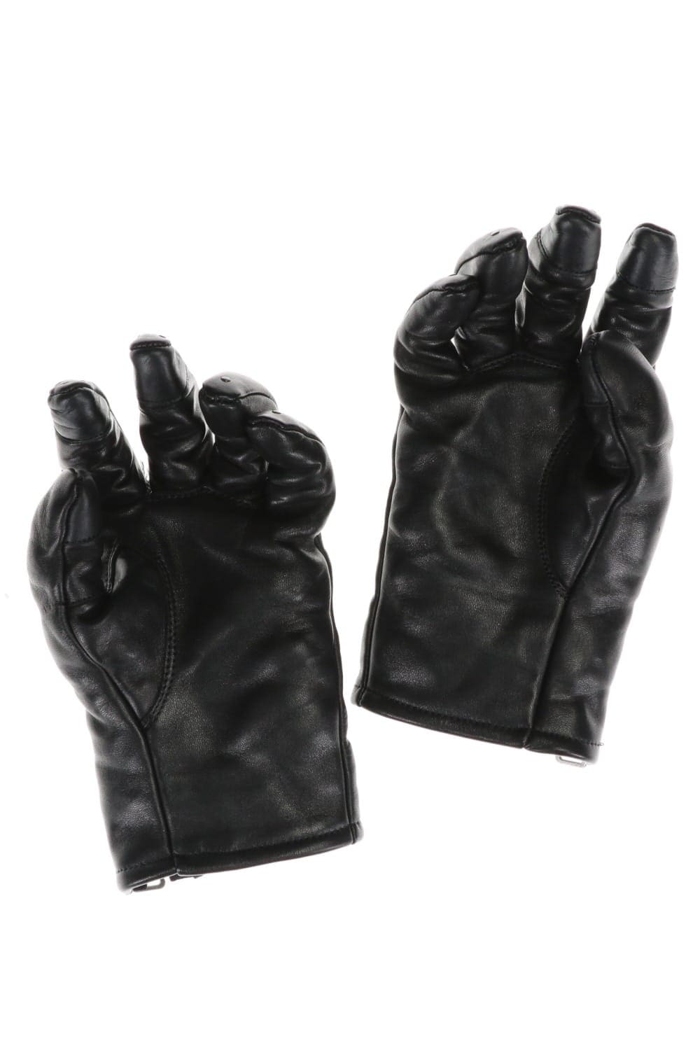 ST108-0722A | Horse Leather Nail Zip Gloves | D.HYGEN | Online 