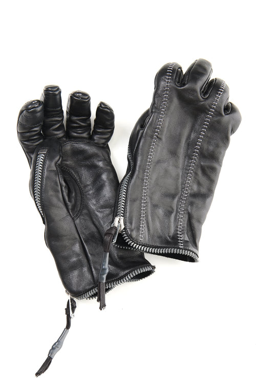 Horse Leather Zip Glove - D.HYGEN