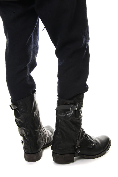 Horse Leather Boots Gaiter - ST109-0079A - D.HYGEN - ディーハイゲン