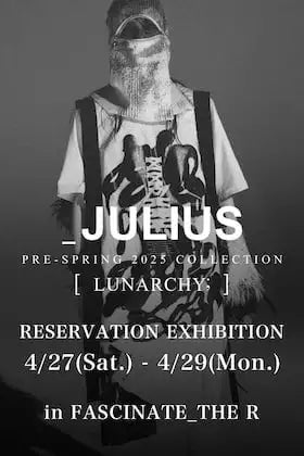 [イベント情報] JULIUS 2025 Pre Spring (春) Collection 店頭受注会のご案内