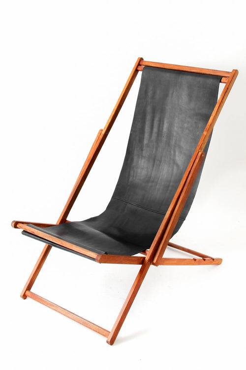 RECLINING CHAIR BLACK×BROWN - T.A.S