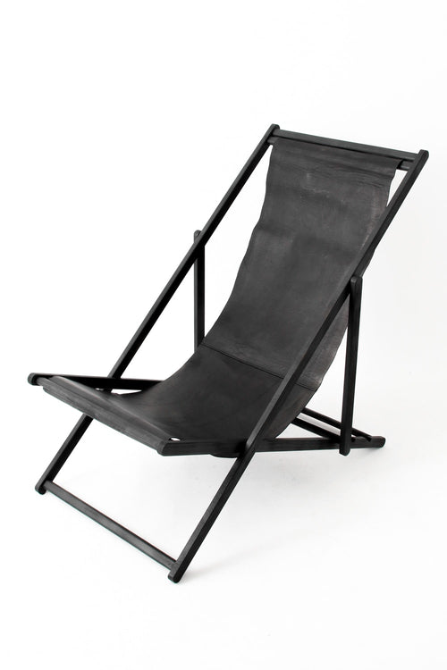 RECLINING CHAIR BLACK×BLACK - T.A.S