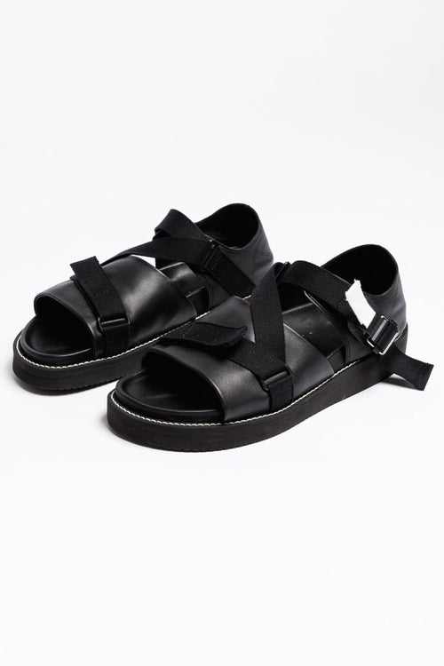 RFW collaboration Sandal - Black - The Viridi-anne