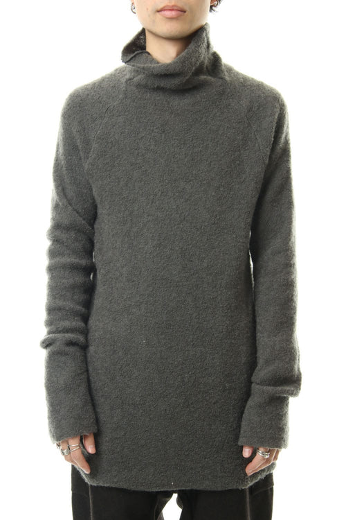 Pile Bottle Neck L/S Knit Khaki - ware - ウェア