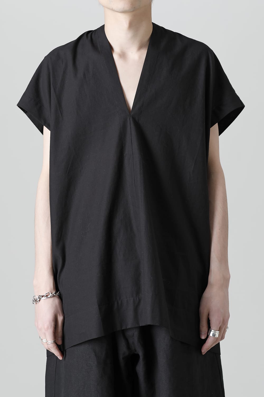 TUNIC#30-Black TUNIC#30 BLACK COTTON/LINEN TYPEWRITER JAN-JAN VAN ...