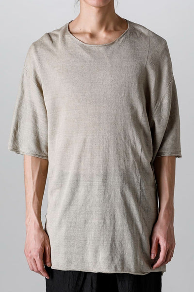Relaxed-fit Linen Knit T-shirt - Forme D'expression