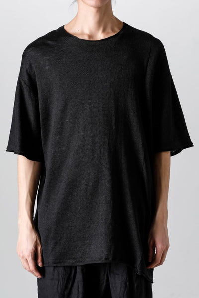 リラックスフィット リネンニットTシャツ - Forme D'expression - フォルメ デ エクスプレッション