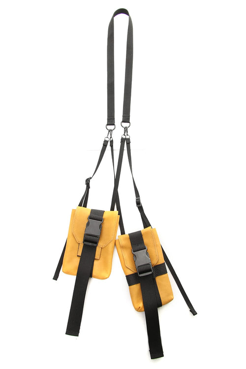 Neck Pouch (Double) Yellow - The Viridi-anne