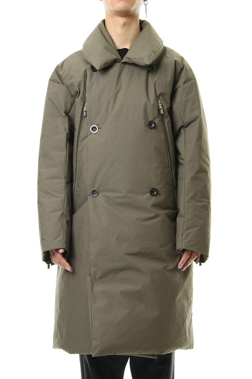 Water-repellent Cotton Down Coat - The Viridi-anne