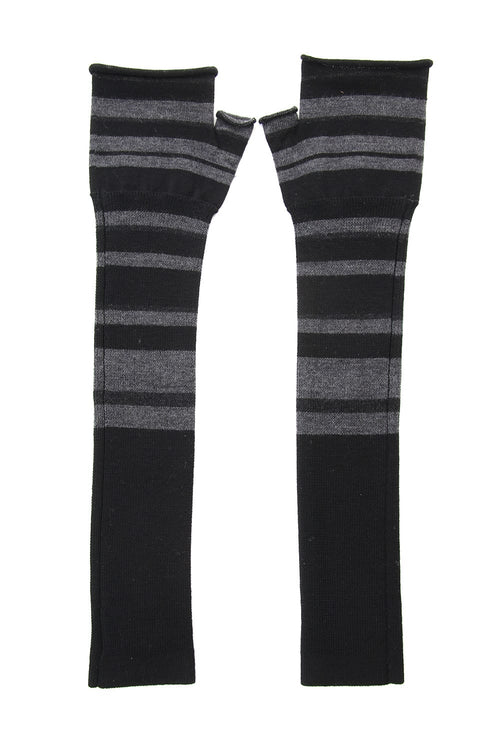 Arm warmer - Black Stripe - The Viridi-anne