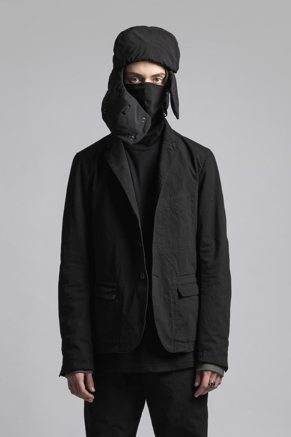 VI-3391-06-Black | CORDURA'NYCO' Jacket Black | The Viridi-anne