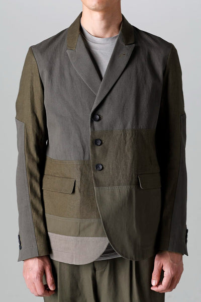 Fragment Blazer  Dark Olive - The Viridi-anne