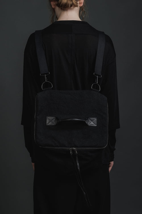 2Way Shoulder Bag Black - The Viridi-anne