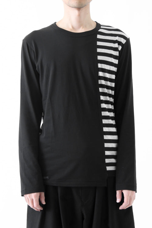 Vertical Switched Part Long Sleeve Shirt - Yohji Yamamoto