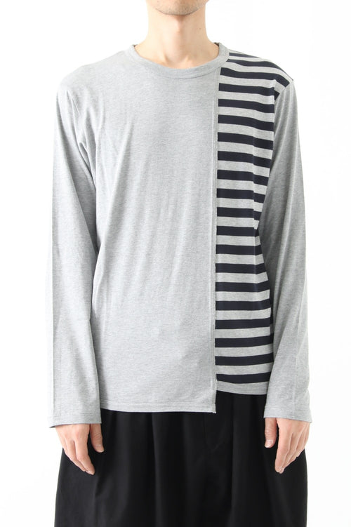 Vertical Switched Part Long Sleeve Shirt - Yohji Yamamoto - ヨウジヤマモト