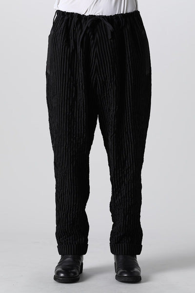 Box Pocket Zigzag Stitch Pants - Y's for men