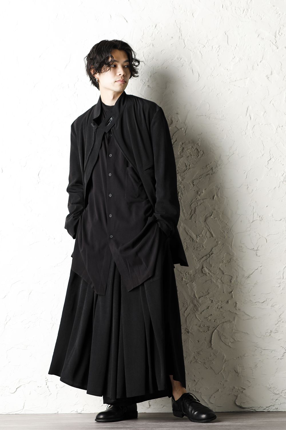 hn-j67-500 | TA/Tuxedo Stand collar Zip jacket | Yohji Yamamoto ...