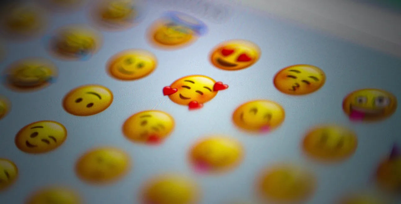 Emoji della tastiera che rappresentano le varie emozioni