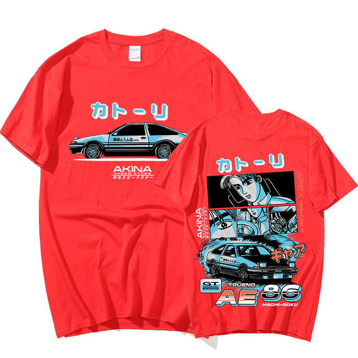 Initial D Trueno AE86 T-Shirt custom t shirt Aesthetic clothing