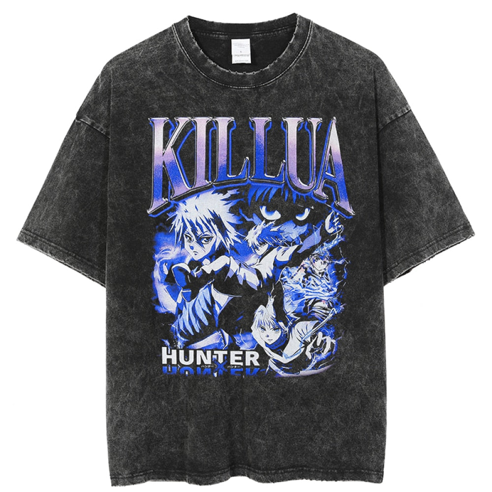 Blusa Jaqueta 3D Full Killua Zoldyck Arte Anime Hunter X Hunter Top