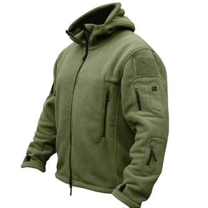Outdoor Men Winter Softshell Tactical Fleece Jacket Camping  Hiking Thermal  warm Hooded Army Clothes - shopshaili sport shop