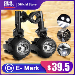 Motorcycle fog lights For BMW R1200GS ADV F800GS F700GS F650GS K1600 LED Auxiliary Fog Light Assemblie Driving Lamp 40W - shopshaili sport shop