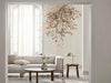 Mix sohvapöytä, Ø46 cm, ruskea/marmori - Spazio