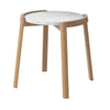Bolia Mix Sivupöytä 46 cm öljytty tammi marmori, sohvapöydät