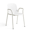 13Eighty käsinojallinen tuoli, valkoinen kalkki - ulkokalusteet Spazio