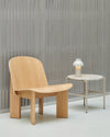 Rebar sivupöytä, Ø45 cm, pyöreä, harmaa marmori - Spazio