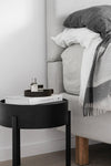 Woud, Arc sivupöytä, 42 cm, musta saarni sohvapöydät yöpöydät