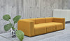 Mags sohva, 3-istuttava, kombinaatio 1, keltainen - Spazio