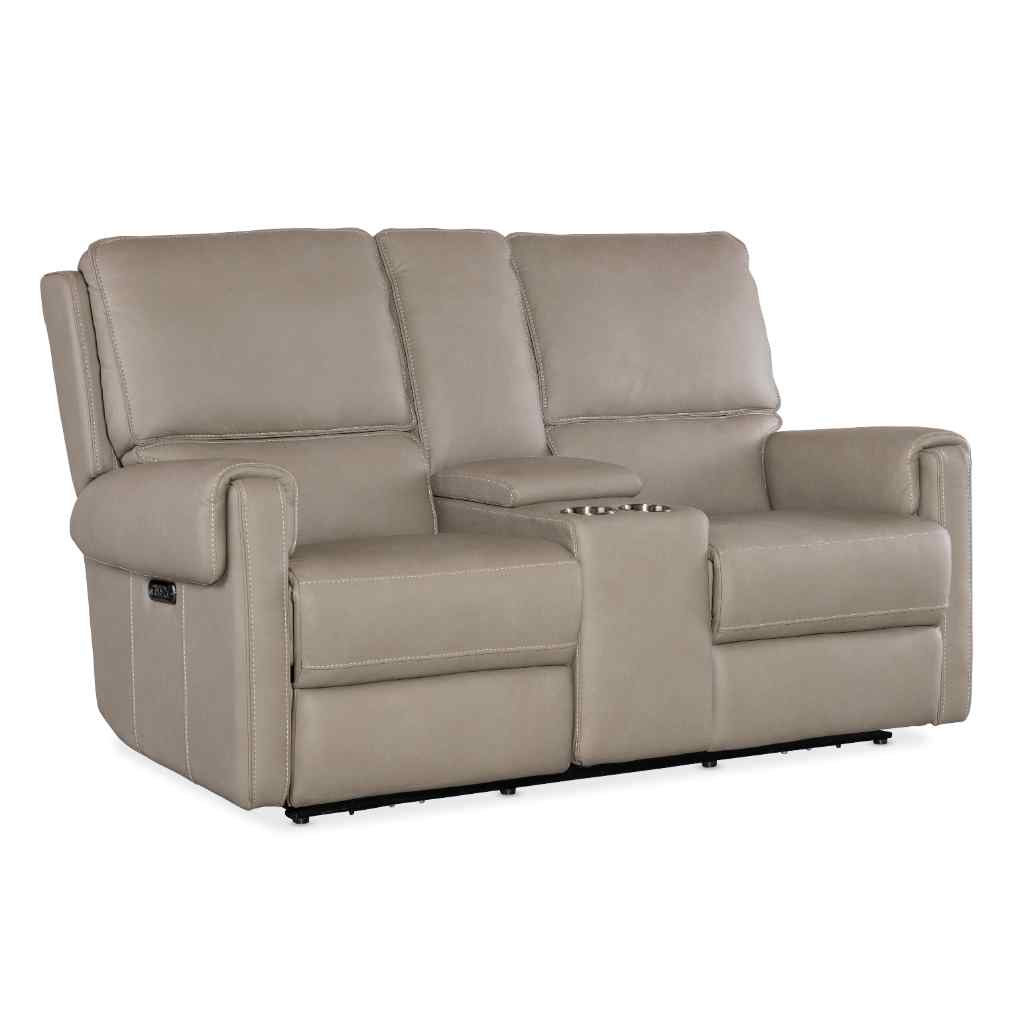 Somers Power Console Loveseat with Power Headrest - II