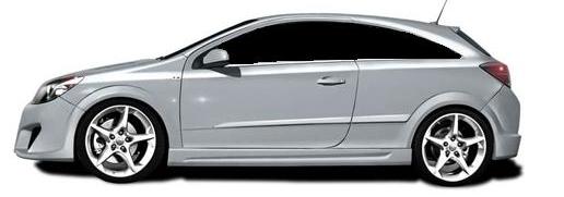 SIDE SKIRTS ASTRA H 3 DOOR HB < OPC LOOK >