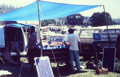 RPC at Channon market in the early days
