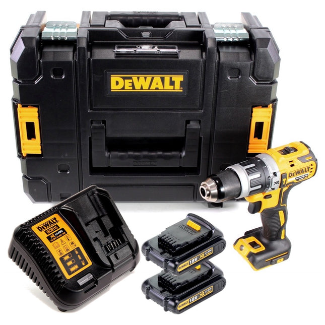 Perceuse visseuse 18 Volts 5 AH professionnelle Dewalt en coffret avec 2  batteries et un chargeur universel