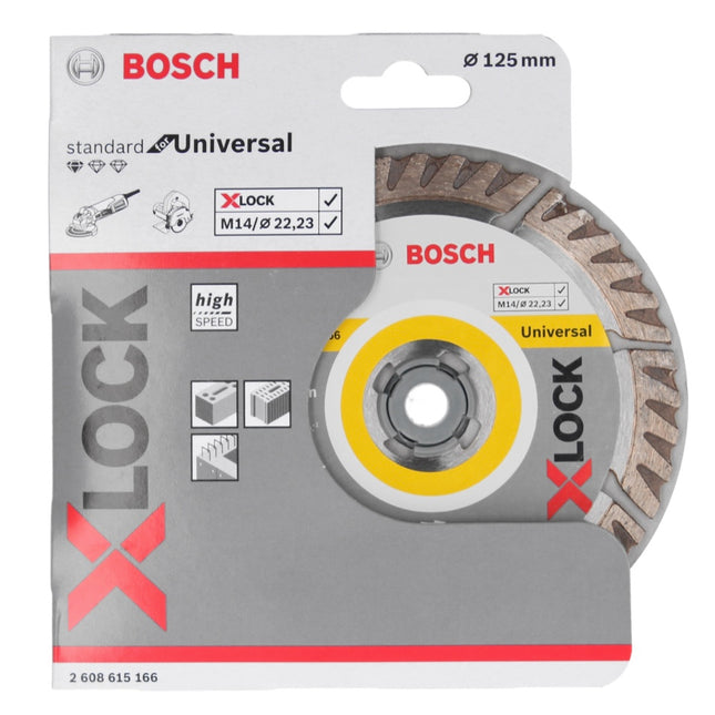 Bosch Expert X-LOCK for 2 Standard Toolbrothers Universal – 125 x Diamanttrennscheibe