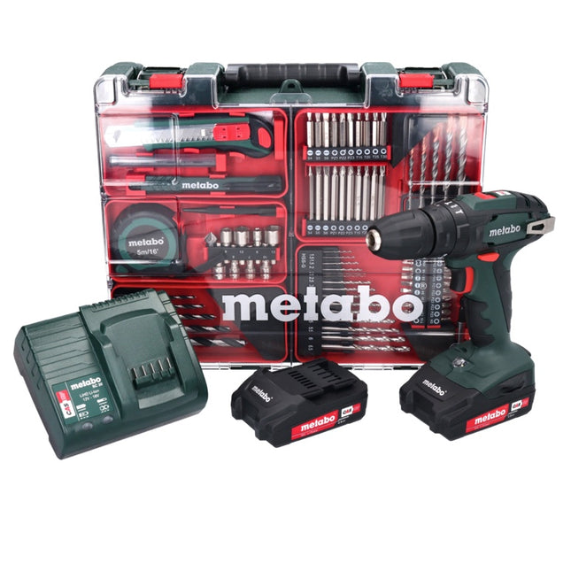 Volt – Toolbrothers 48 SB ) 602245880 Schlagbohrschrauber Set Akku Metabo ( 18 18 Nm