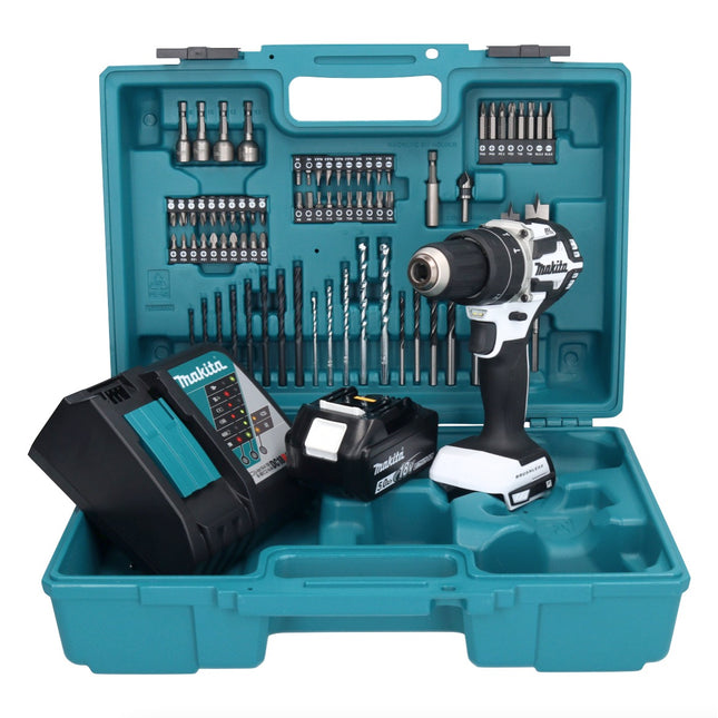 Makita DHP 484 RT1X1W Akku Schlagbohrschrauber 18 V 54 Nm Brushless We –  Toolbrothers